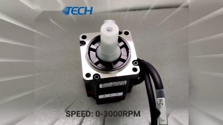 Zltech bajo ruido baja vibración trifásico 40mm 100W 24V 6.5A 3000rpm impermeable IP65 sin engranajes DC servomotor eléctrico sin escobillas para brazo robótico