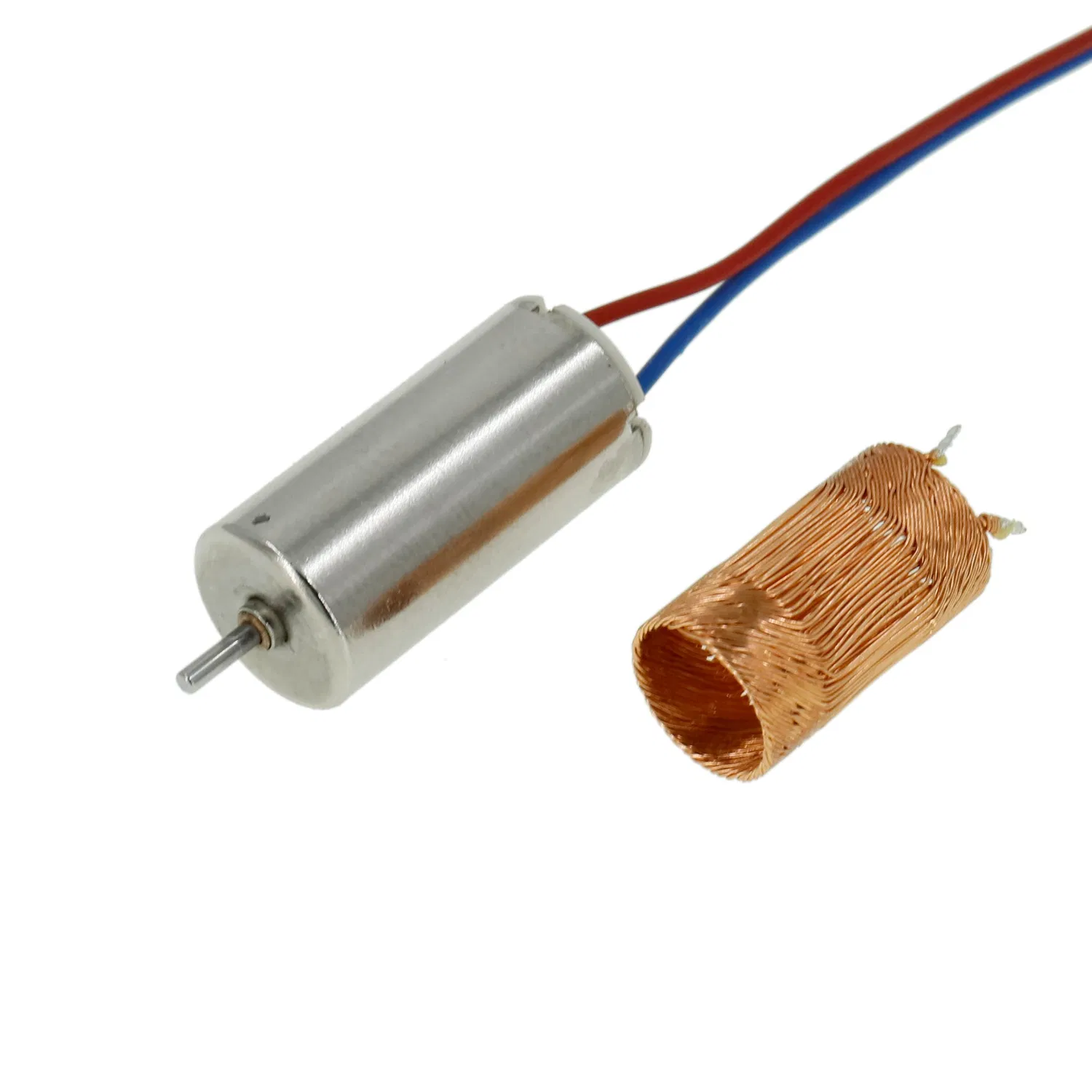 Motor de juguetes de inducción sin núcleo cepillado Micro DC para vibración 1020